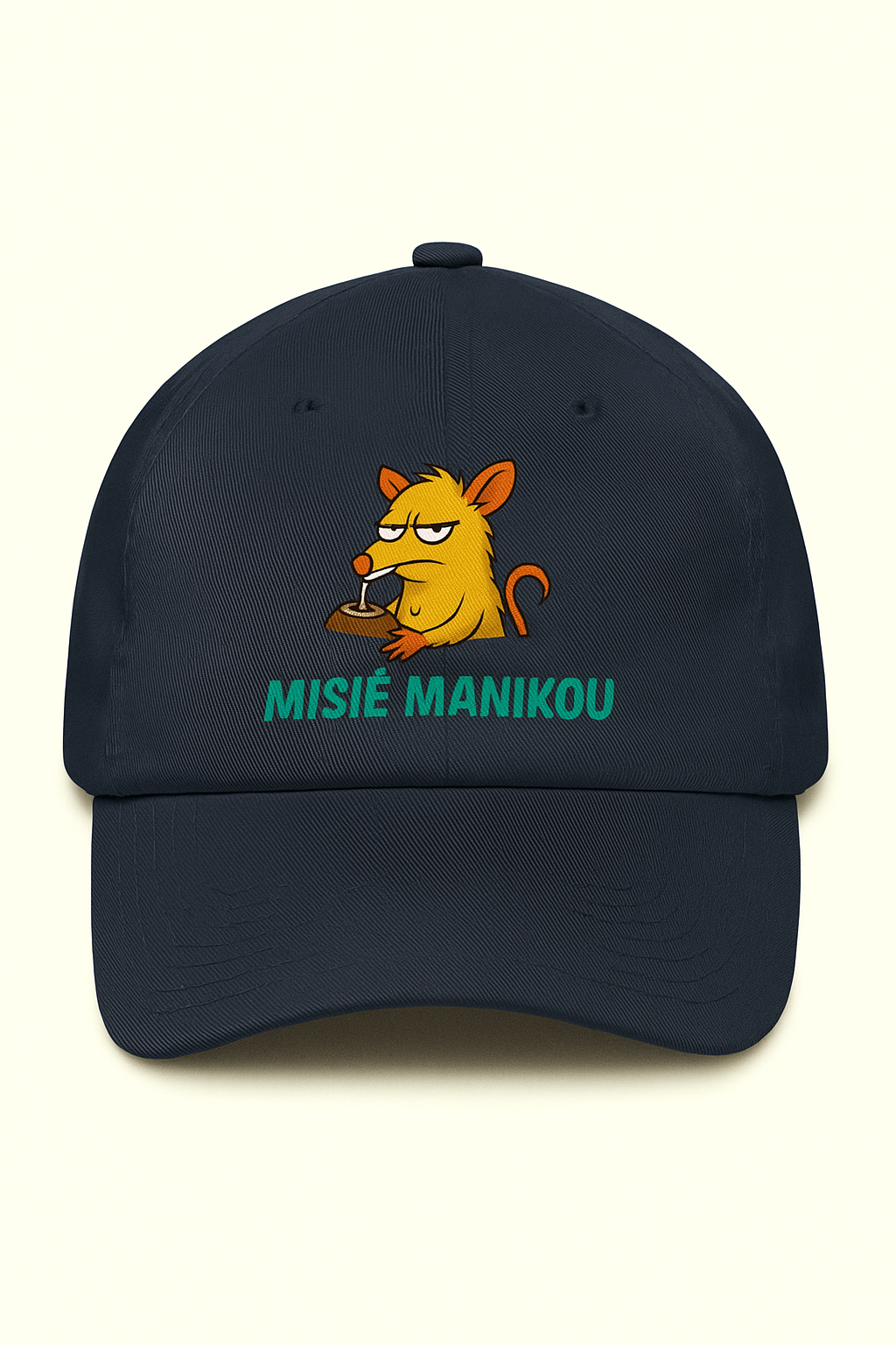 Misié Manikou Casquette Baseball Bleue Marine