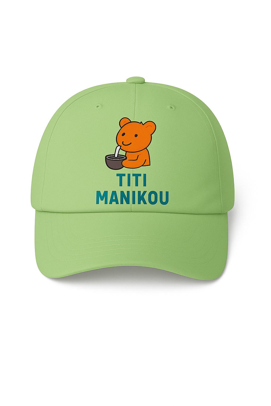 Titi Manikou Casquette Baseball Verte