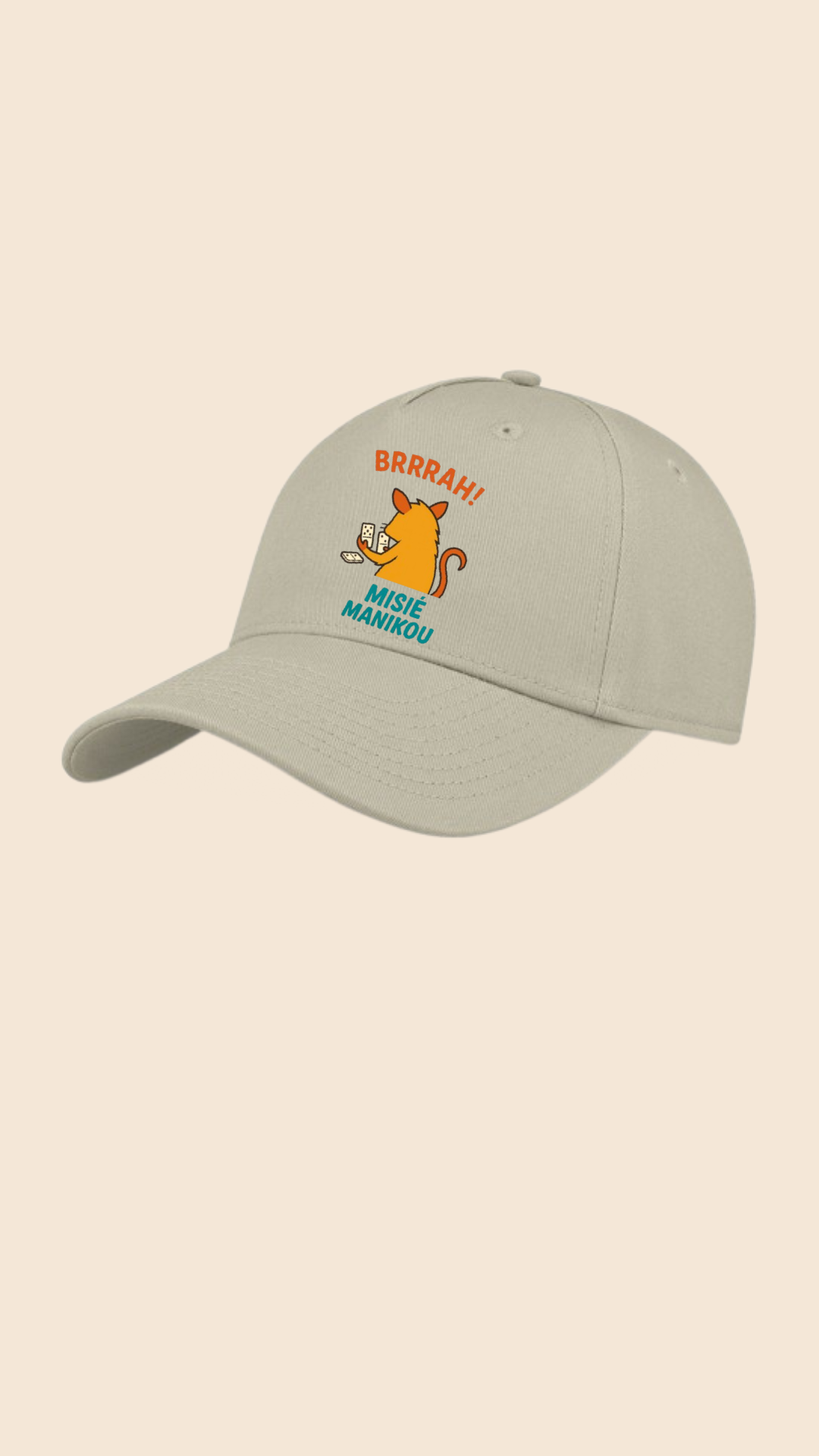 Misié Manikou Dominos Édition Casquette Baseball