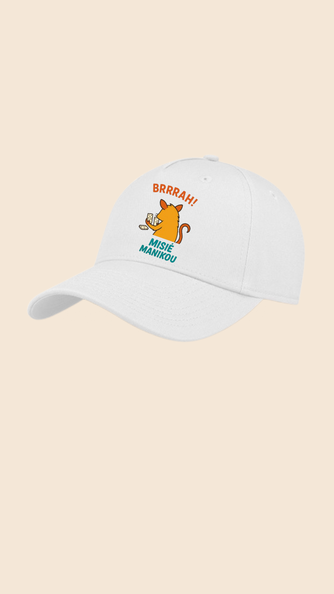 Misié Manikou Dominos Édition Casquette Baseball