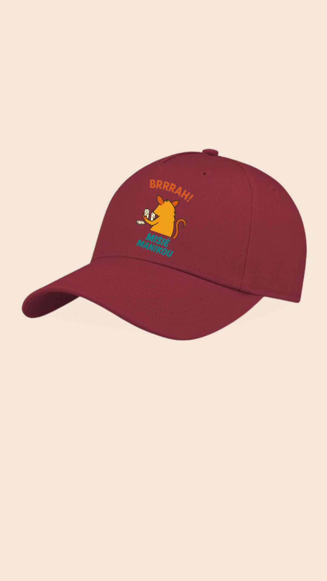 Misié Manikou Dominos Édition Casquette Baseball