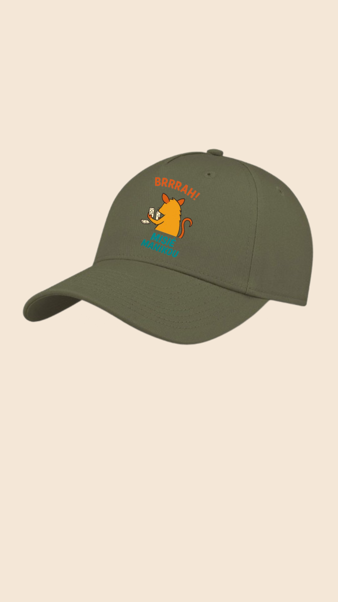 Misié Manikou Dominos Édition Casquette Baseball