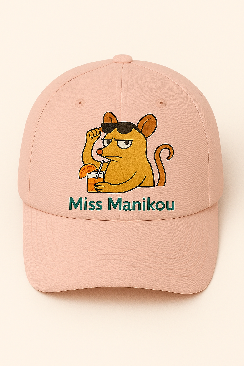 Miss Manikou Casquette Baseball Rose