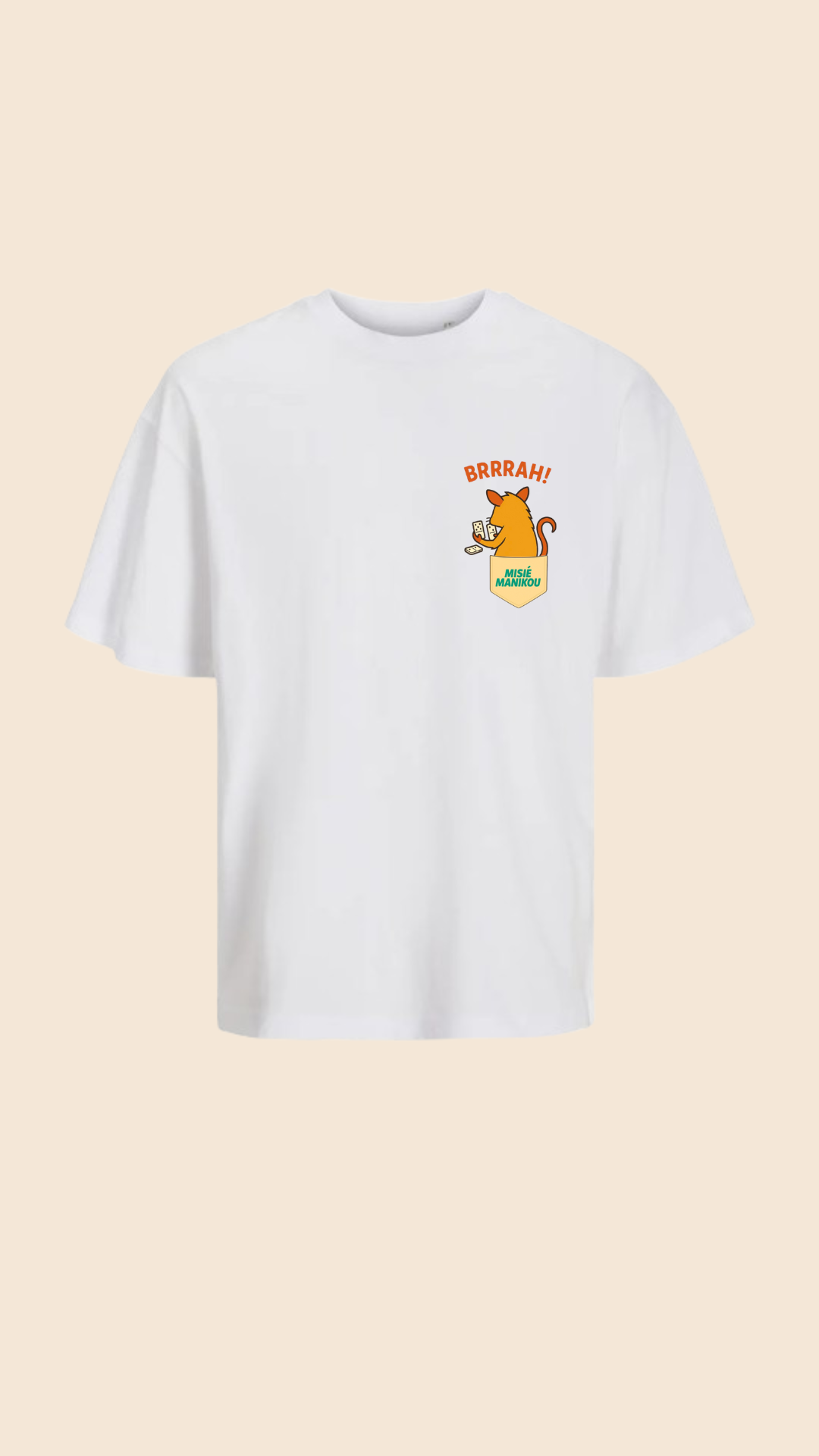 Misié Manikou T-shirt Manches Courtes - Dominos Édition