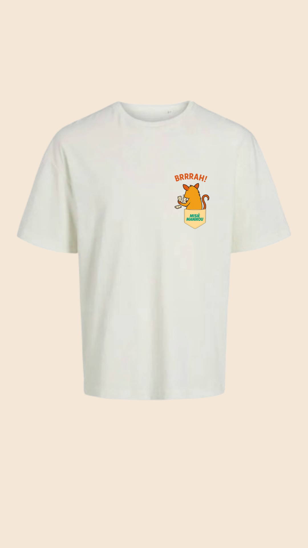 Misié Manikou T-shirt Manches Courtes - Dominos Édition