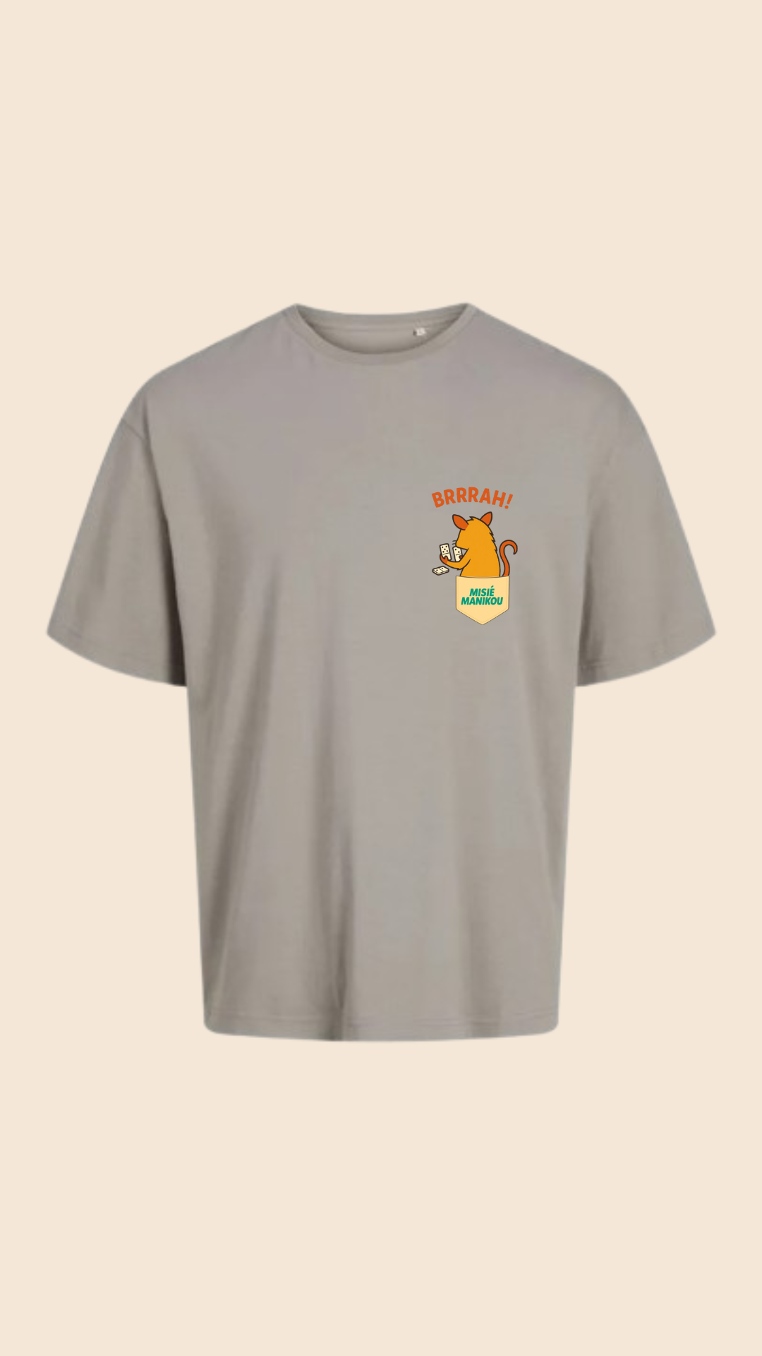 Misié Manikou T-shirt Manches Courtes - Dominos Édition