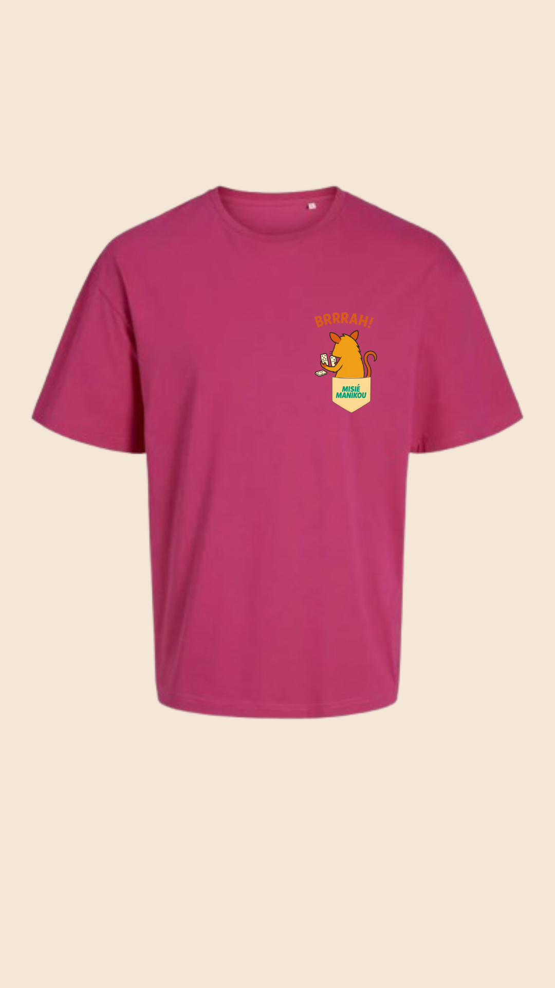 Misié Manikou T-shirt Manches Courtes - Dominos Édition