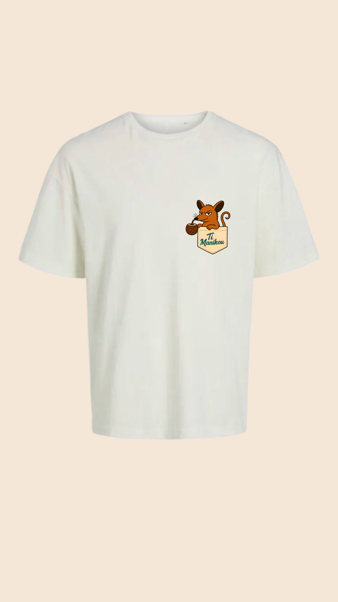 Ti Manikou T-shirt Manches Courtes