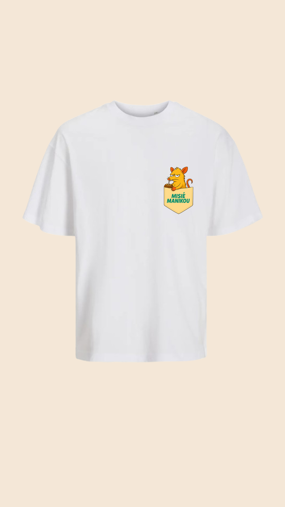 Misié Manikou T-shirt Manches Courtes