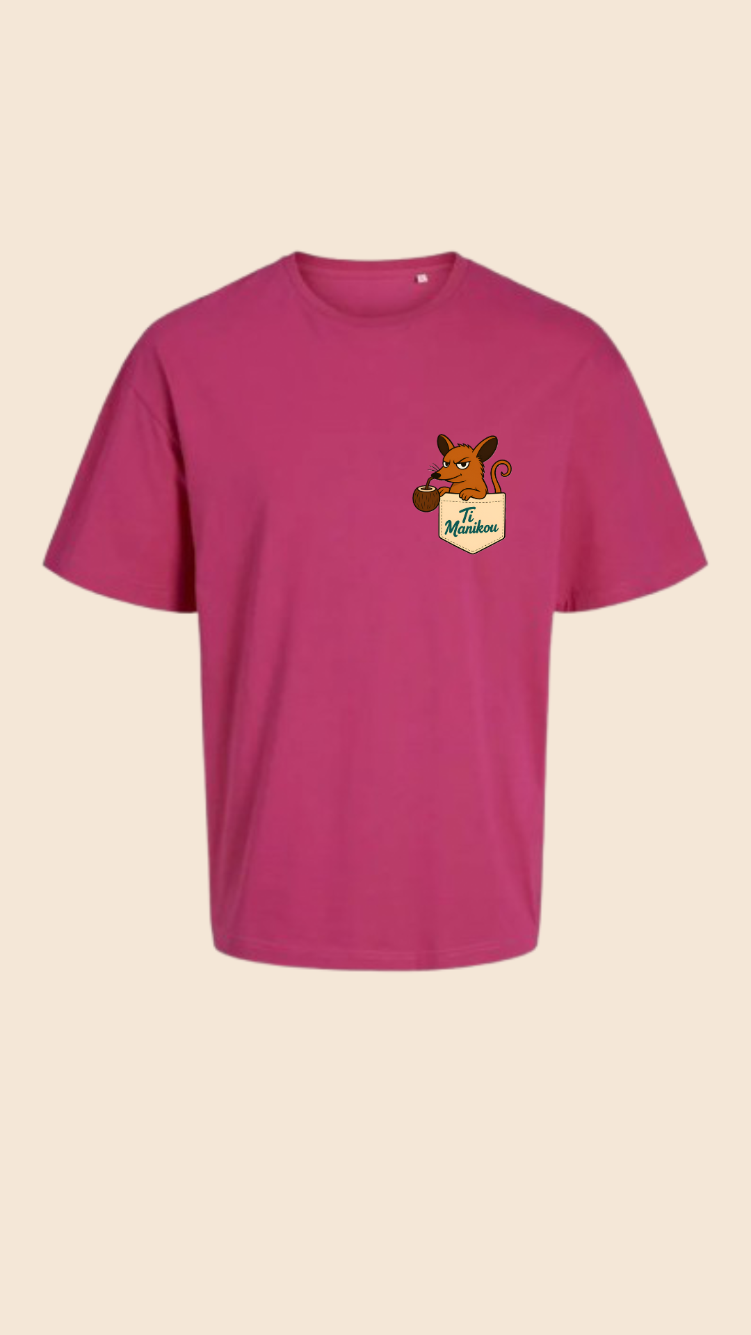 Ti Manikou T-shirt Manches Courtes