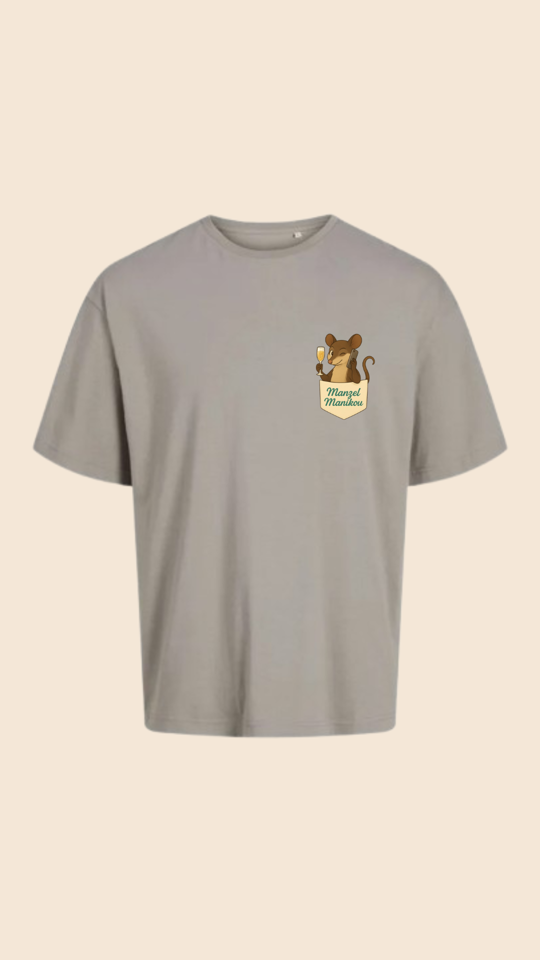 Manzel Manikou T-shirt Manches Courtes