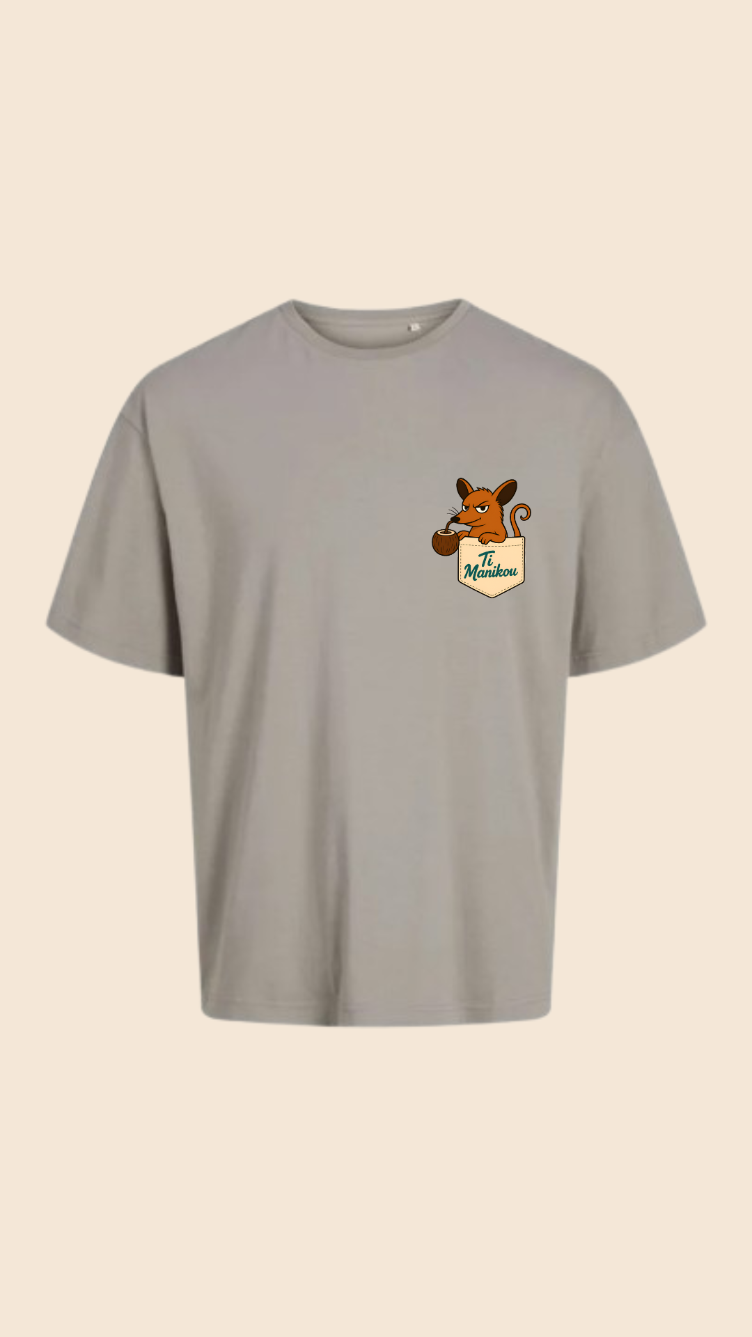 Ti Manikou T-shirt Manches Courtes