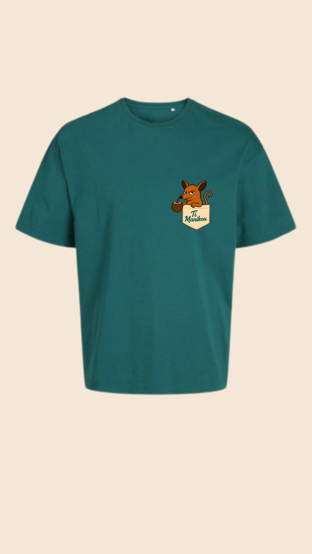 Ti Manikou T-shirt Manches Courtes